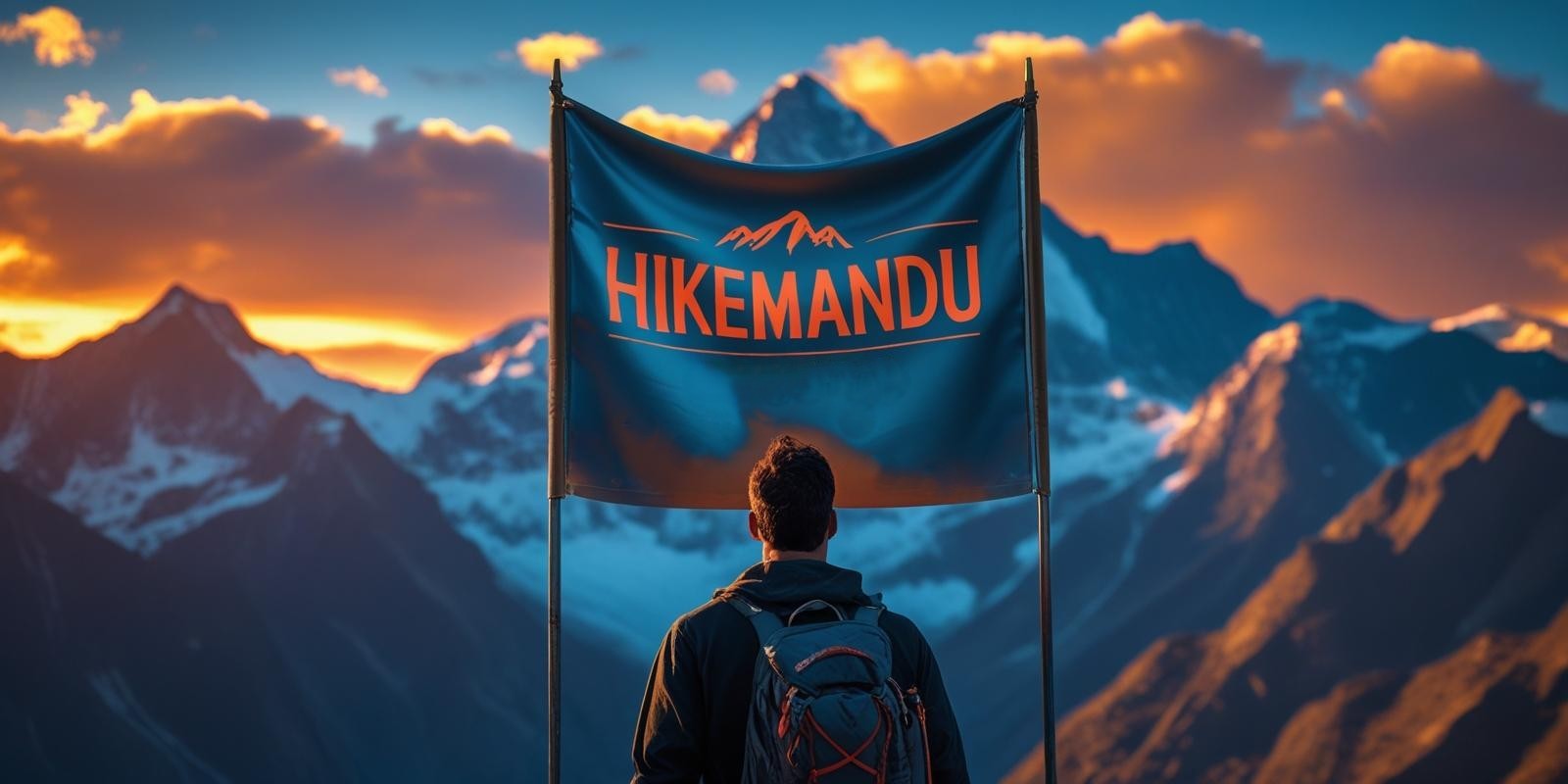 Hikemandu team members on a mountain trail